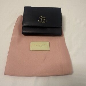 RADLEY London Heritage Dog leather bi-foldwomen's wallet + Dust bag BLACK
